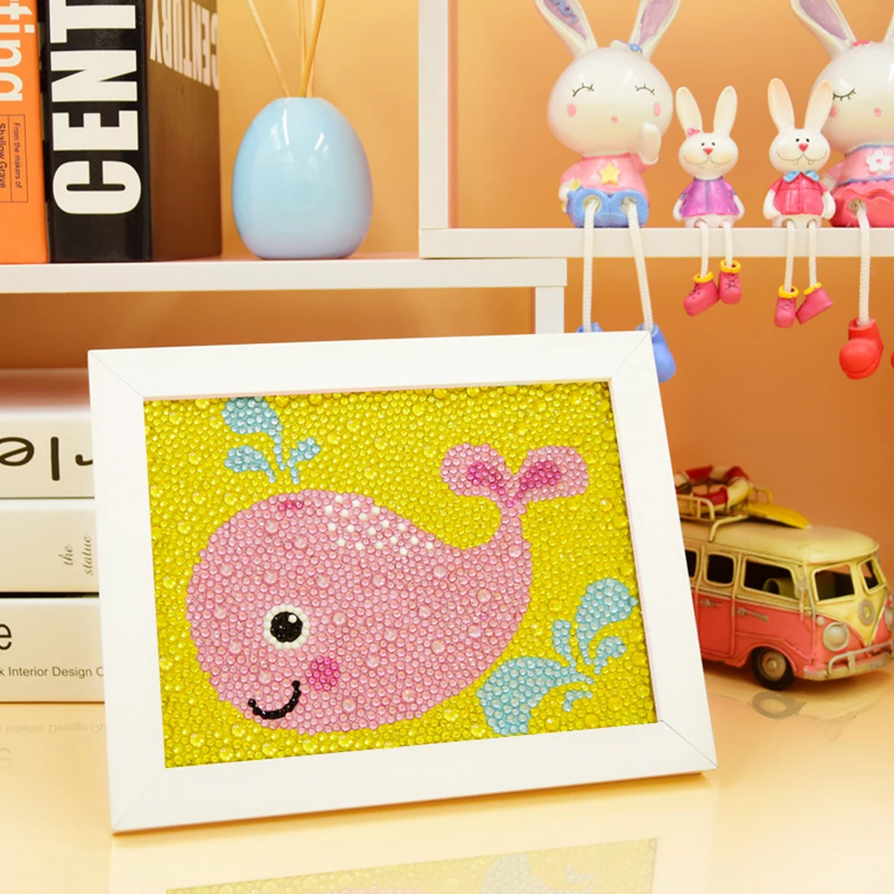 

5D мультфильмы DIY алмазная живопись животные мозаика вышивка крестиком Мозаика украшение для дома фоторамка пазл ручная работа