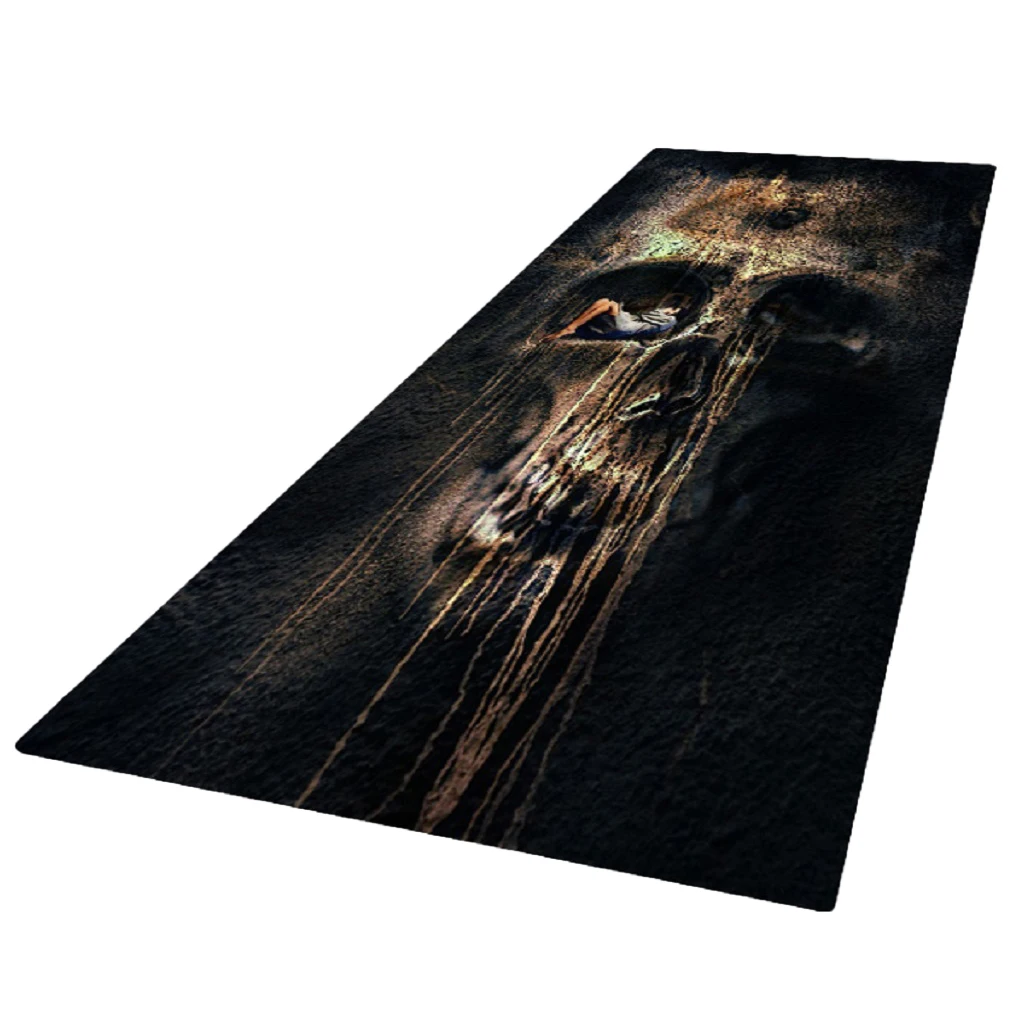 

Anti-Skid Floor Carpet, 3D Step Resistant Floor Entrance Mat for Living Room,
