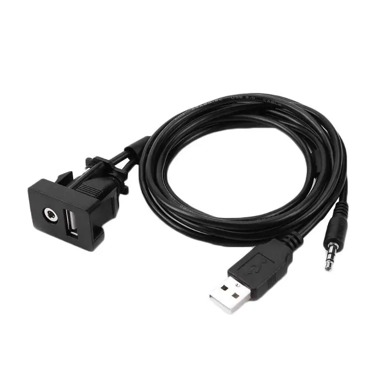 Автомобильный видеорегистратор с креплением на usb порт панель авто лодка 3 5 мм 1/8