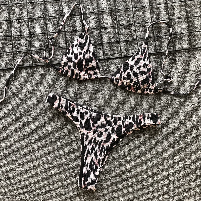 Бикини Bikinx с леопардовым принтом,, купальник Mujer, пуш-ап, сексуальный купальник для женщин, купальный костюм с высоким вырезом, микро стринги, бикини