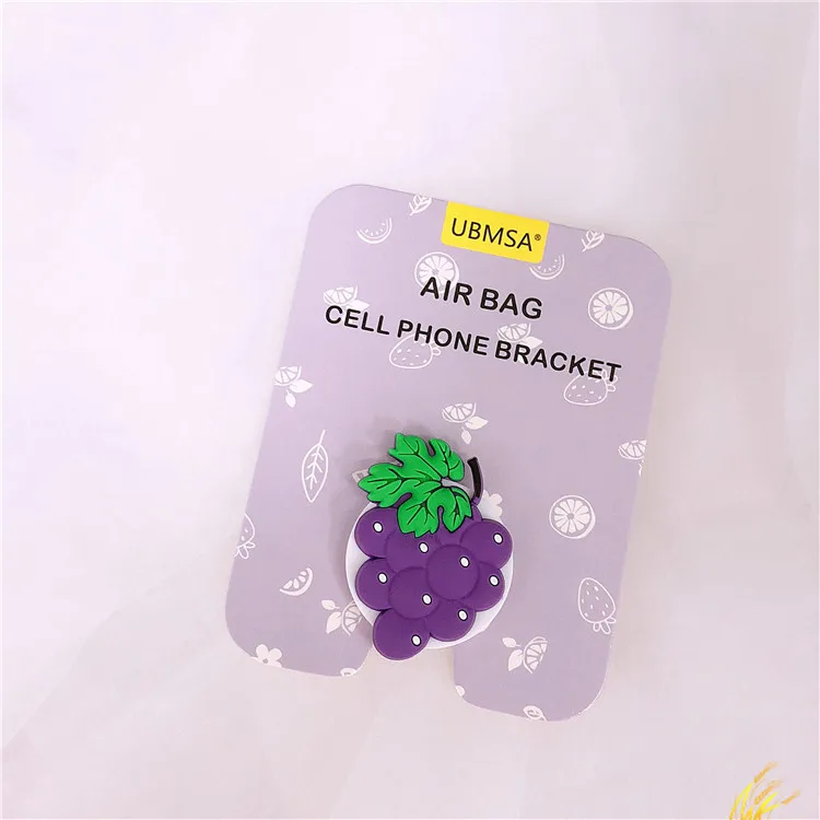 grape Универсальная подставка для мобильного телефона, автомобильный держатель с гибким креплением для iphone 6, 7, 8, xs, xiaomi, мультяшный hello kitty, Doraemon - Цвет: grape