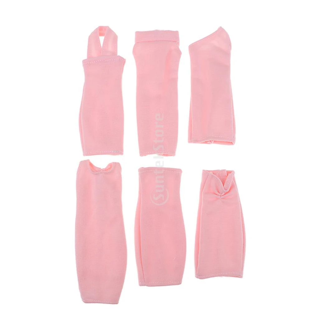 

1/6 Trendy Multiple Dress Princess Skirt For 30cm Girl Doll Accessories Pink