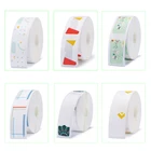 Наклейка для принтера этикеток D11, цветная бумага, водостойкая, устойчивая к разрыву жира, ценовая этикетка, устойчивая к царапинам бумага для этикеток, рулон