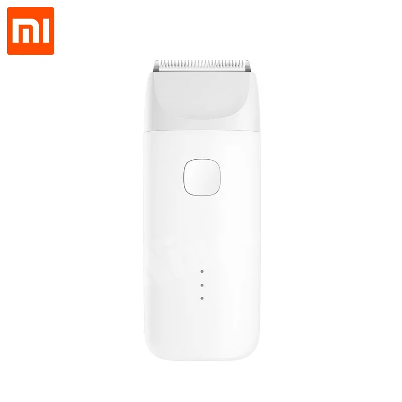 Белый Xiaomi MiTu детская машинка для стрижки волос безопасный IPX7 водонепроницаемый электрический триммер для волос тихий двигатель USB Перезаряжаемый для детей Парикмахерская - Цвет: Белый