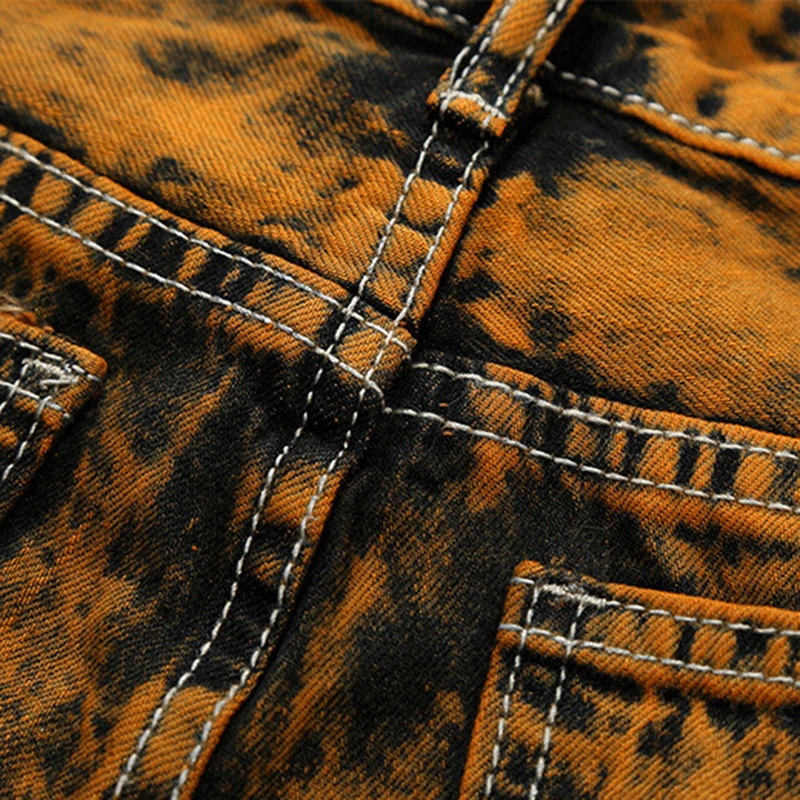 Джинсы gerшри мужские прямые в стиле ретро модные брендовые штаны с дырками