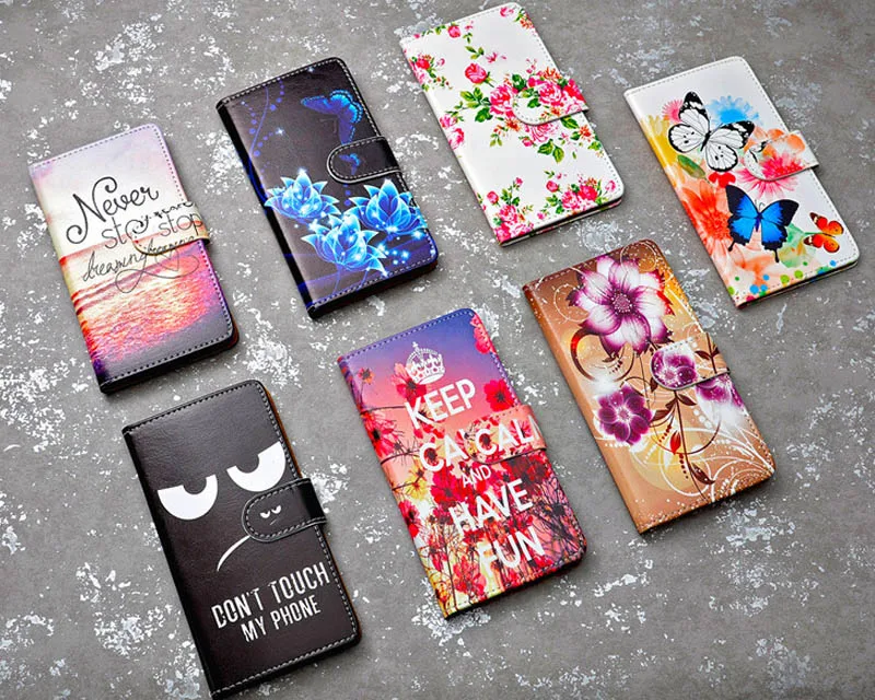 Принт Флип кожаный чехол для samsung Salaxy J8 2018 J7 J6 J4 Plus J5 J3 J2 Pro 2017 2016 Xcover 3 G388F 4 G390F |