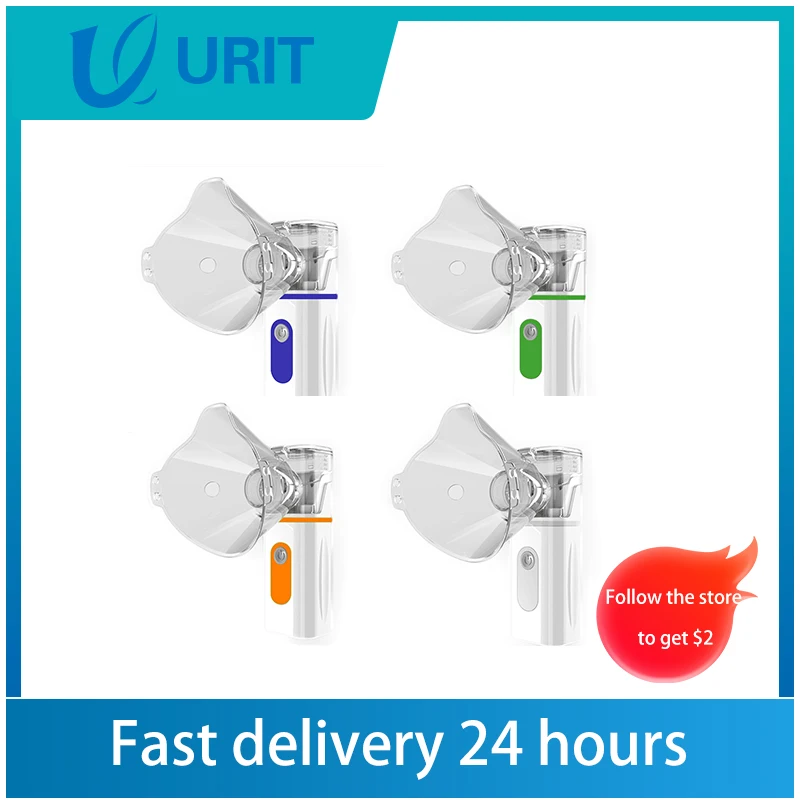 

Mini Portable Silent Nebulizer Adult Nebulizer Children Handheld Automatic Cleaning Nebulizer Mesh Asthma Silent Inhaler