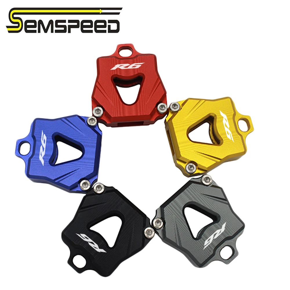 SEMSPEED logo R1 R6 Motorcycle Key Cover Case Head Shell For YZF 1998-2018 2019 2003 2004 2005 2006 2007 2008 2009 2010 | Автомобили и