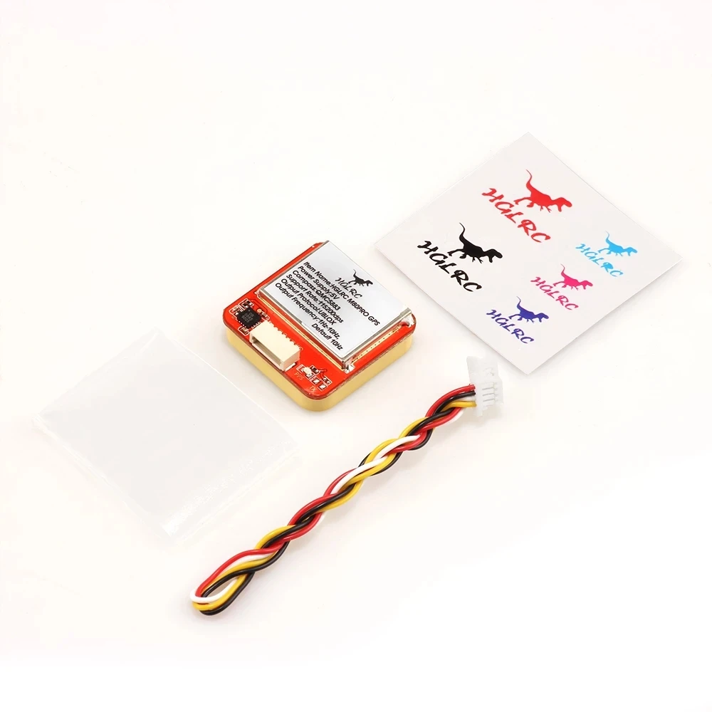 gps модуль hglrc m80 pro glonass galileo qzss sbas bds компас qmc5883 ант