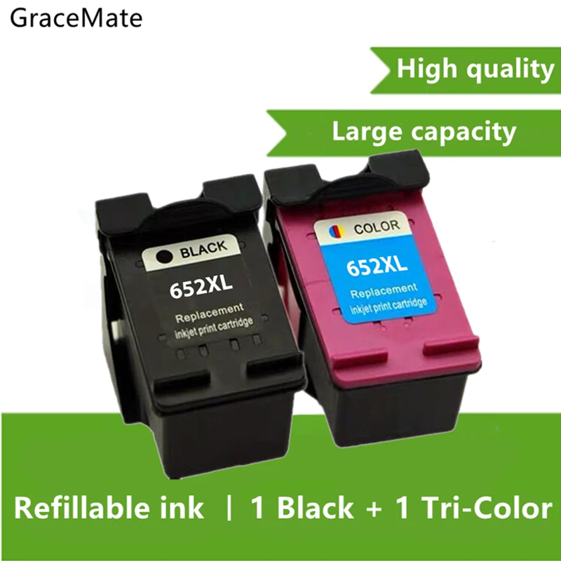 

Картридж GraceMate 652 XL, совместимый с hp 652xl hp652, чернильный картридж для принтера hp Deskjet 1115 1118 2135 2136 2138 3635 3835