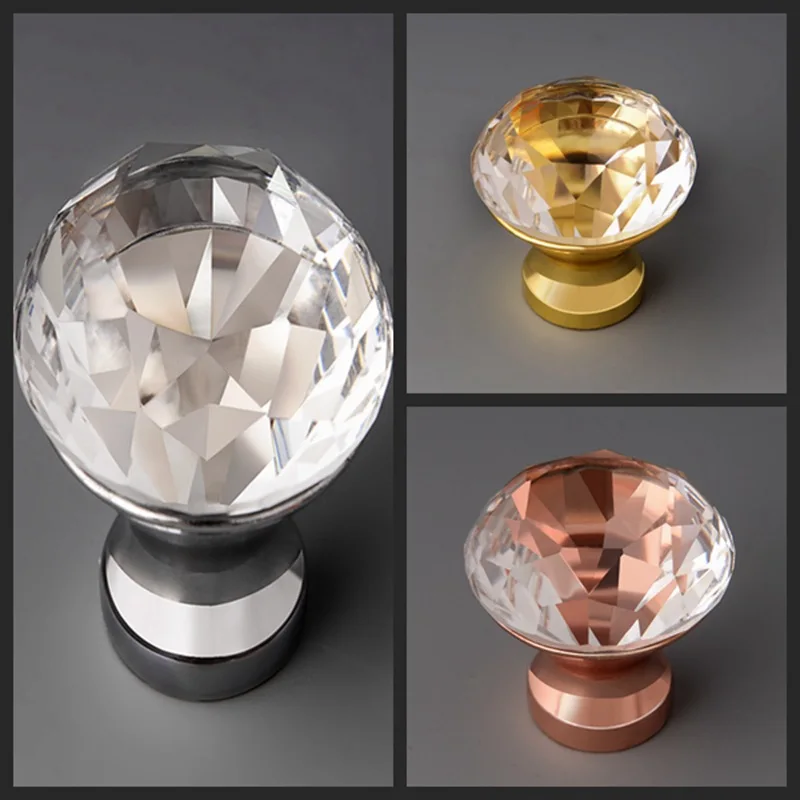 Розовая золотая ручка американская фурнитура для шкафа стеклянный ящик дверная