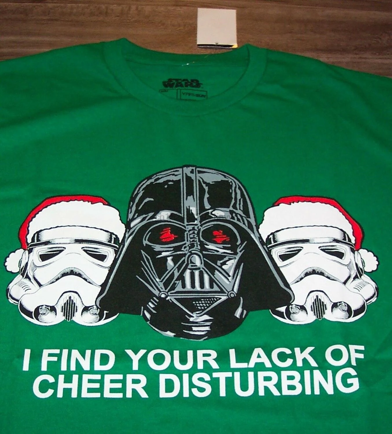TAR WARS no of Cheer Дарт Вейдер стромтруперс Рождество крутая мужская женская унисекс