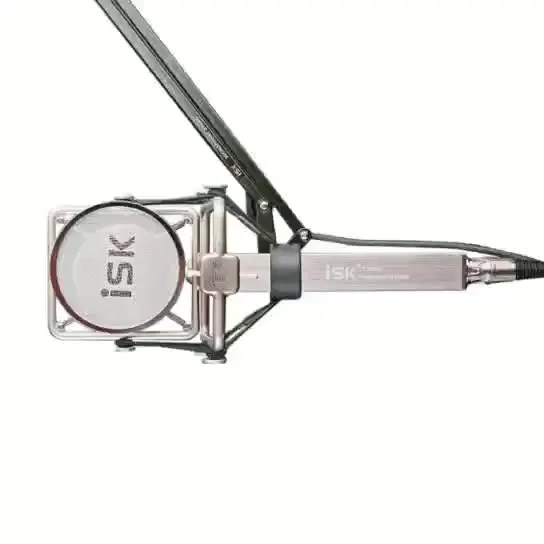 

Isk T3000 professional condenser microphone with gold plated large vibration sound head