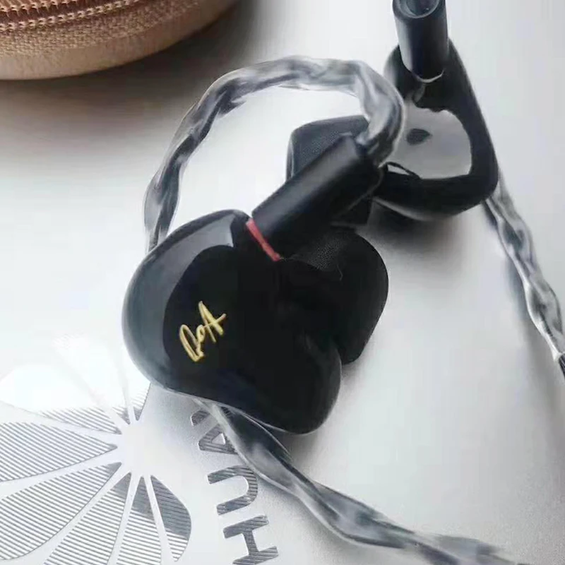 Наушники вкладыши QOA PINK LADY 2BA + 1DD Hybrid 3 с драйвером Hi Fi гарнитура монитором и 2Pin