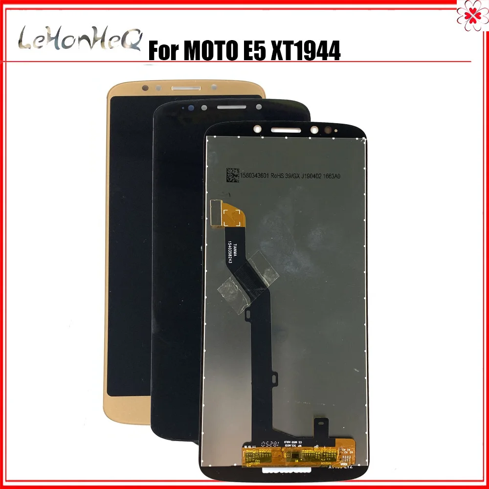 Качество AAA 5 7 &quotдля Motorola Moto E5 XT1944-4 XT1944-2 ЖК-дисплей и сенсорный экран дигитайзер
