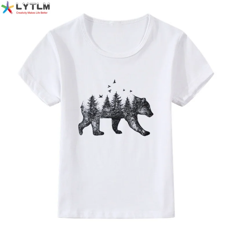 LYTLM/Одежда для маленьких мальчиков Осенняя футболка для малышей с медведем из России Детские футболки для мальчиков, реглан, топы с длинными рукавами для девочек, футболка Enfant