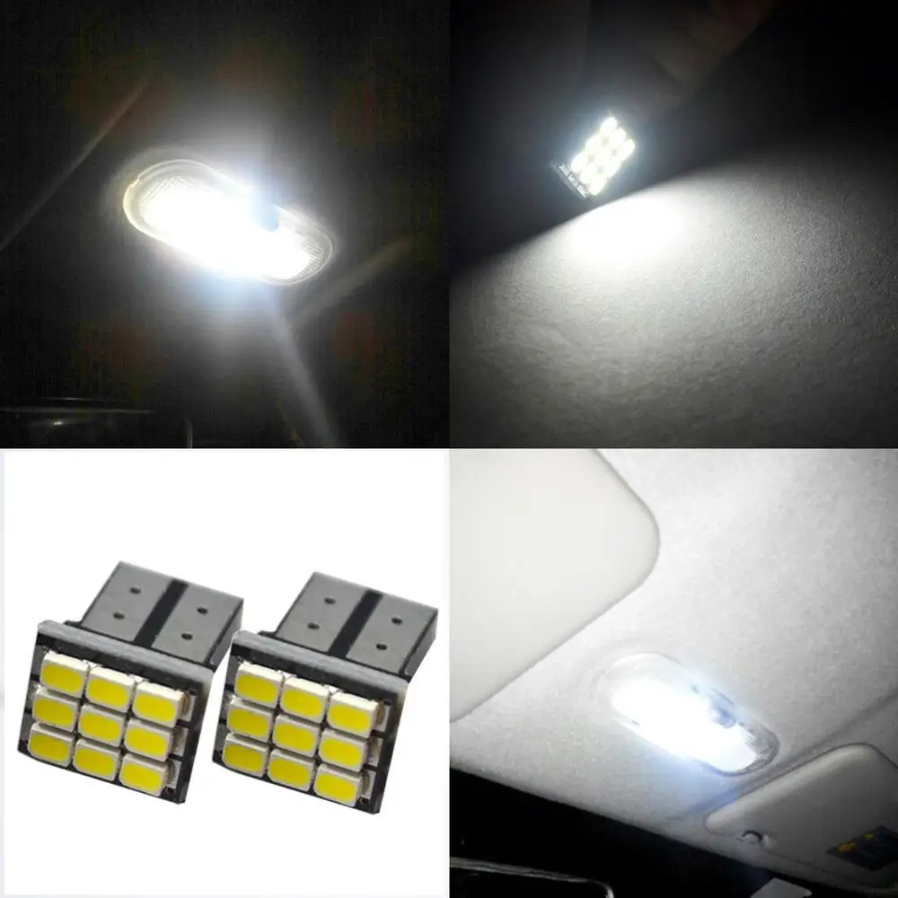 10X Авто Стайлинг белый 1206 9SMD светодиодный маркер резервная лампочка интерьерные