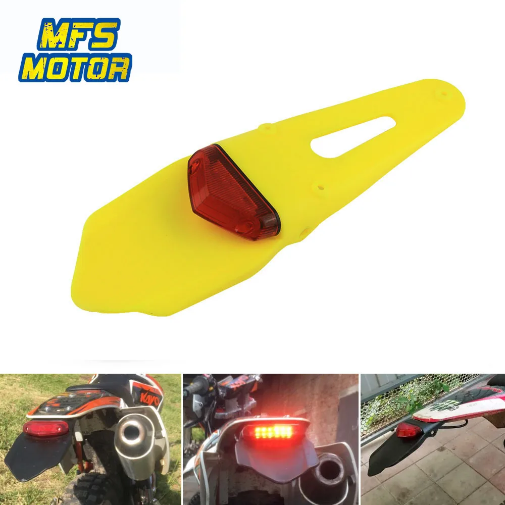 Светодиодный стоп сигнал заднее крыло мотоцикла задний фонарь аксессуары для