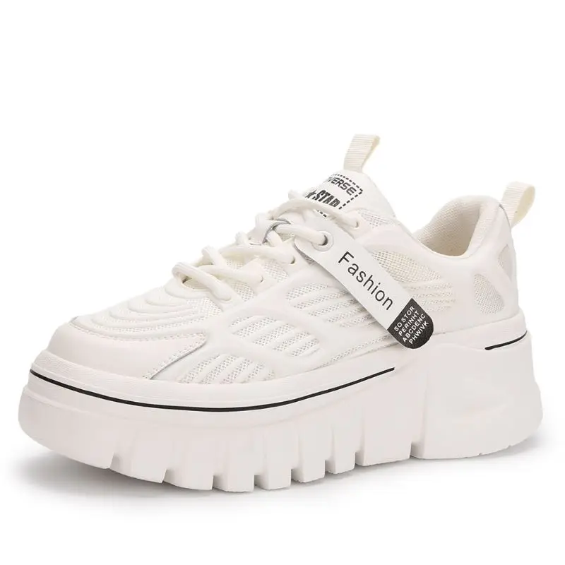 

RIZABINA New Design Women Sneakers Thick Bottom Platform Women Spring Shoes Fashion Cool Ladies Shoes Footwear Size 35-40