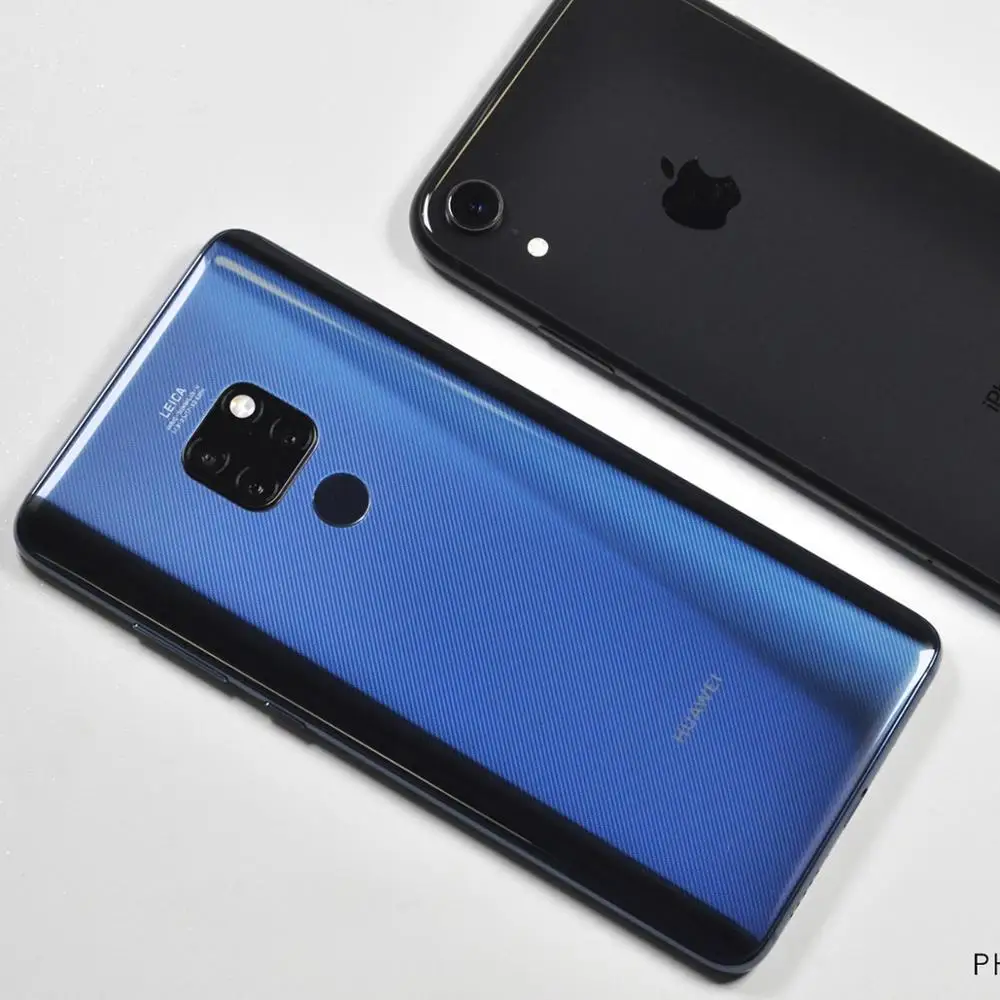 Стоковый мобильный телефон huawei mate 20, 4G LTE Kirin 980, Android 9,0, 6,53 дюймов, 2240x1080, 6 ГБ ОЗУ, 128 Гб ПЗУ, МП, отпечаток пальца, NFC Leic