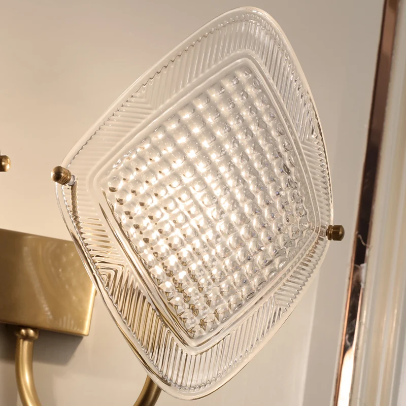 FKL современный медный настенный светильник ресторан спальня с высоким