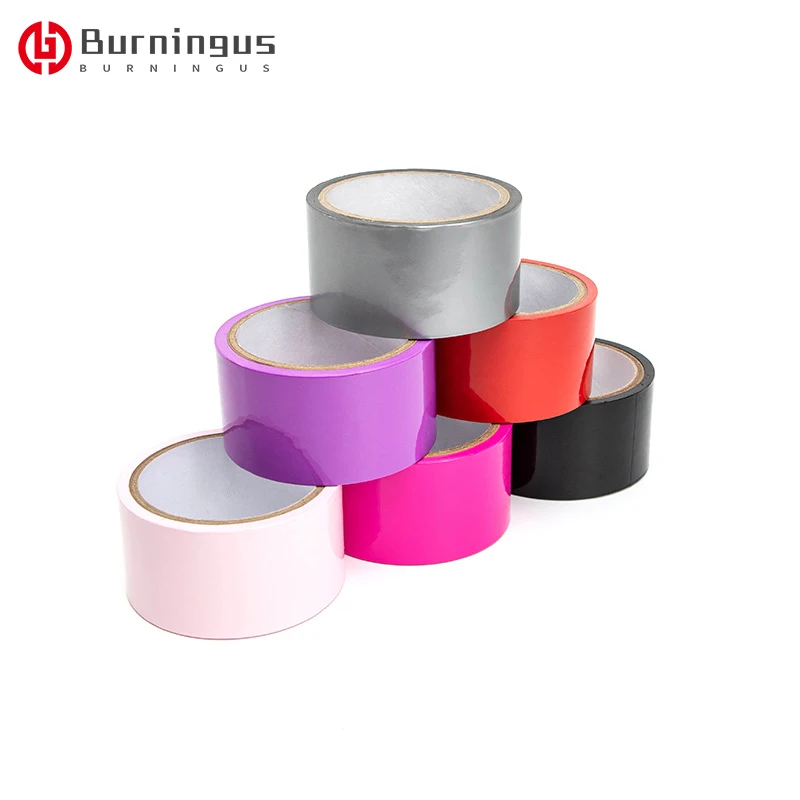 Burningus 16M No Glue Electrostatic Adsorption Tape Wrapping Bondage for Sexy Games Body Sealing Sex Products