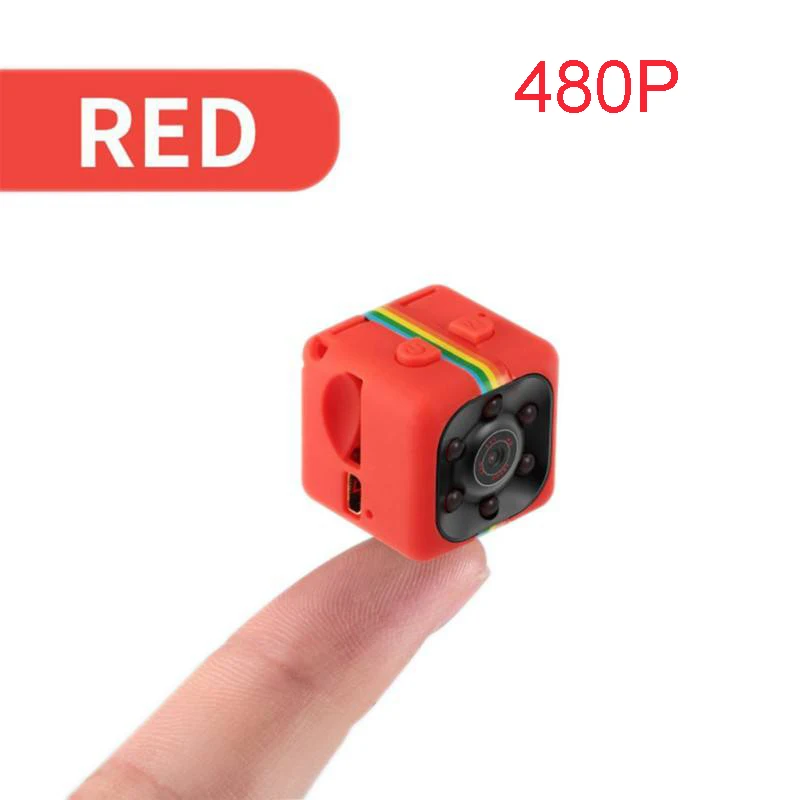 Red 480P 480 P / 1080 P mini camera sports DV mini camera sports DV infrared night vision camera car DV digital video recorder sd - Цвет: Red 480P