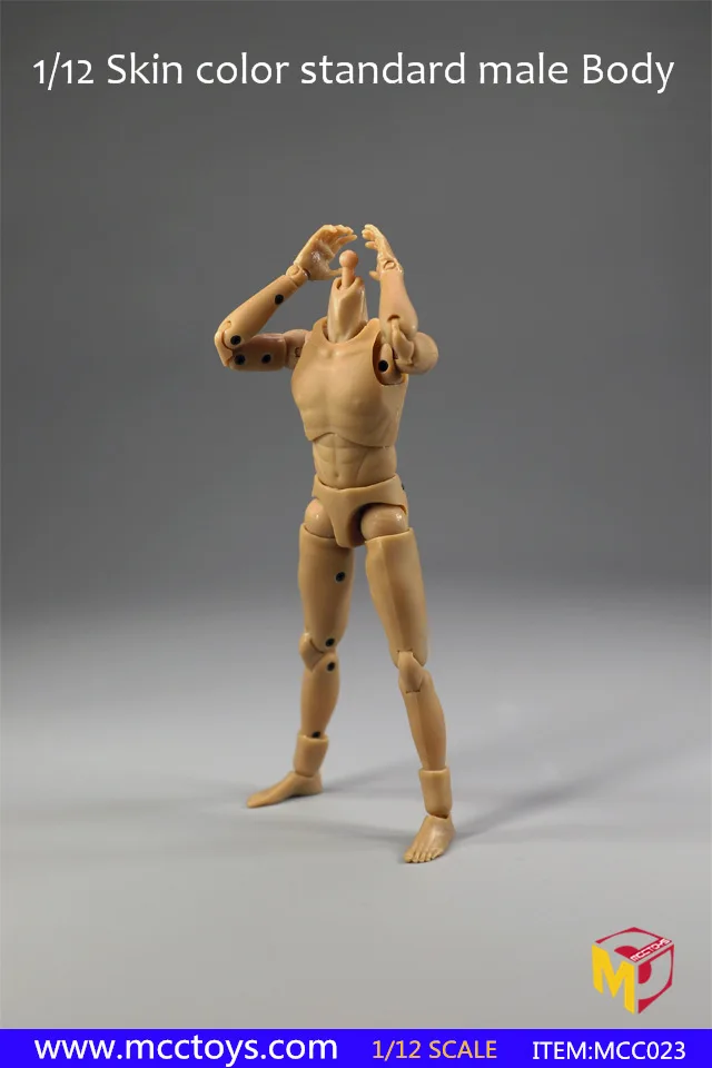 

New1/12 scale male soldier MCC023 1.0 narrow shoulder 6 inch action figure body model