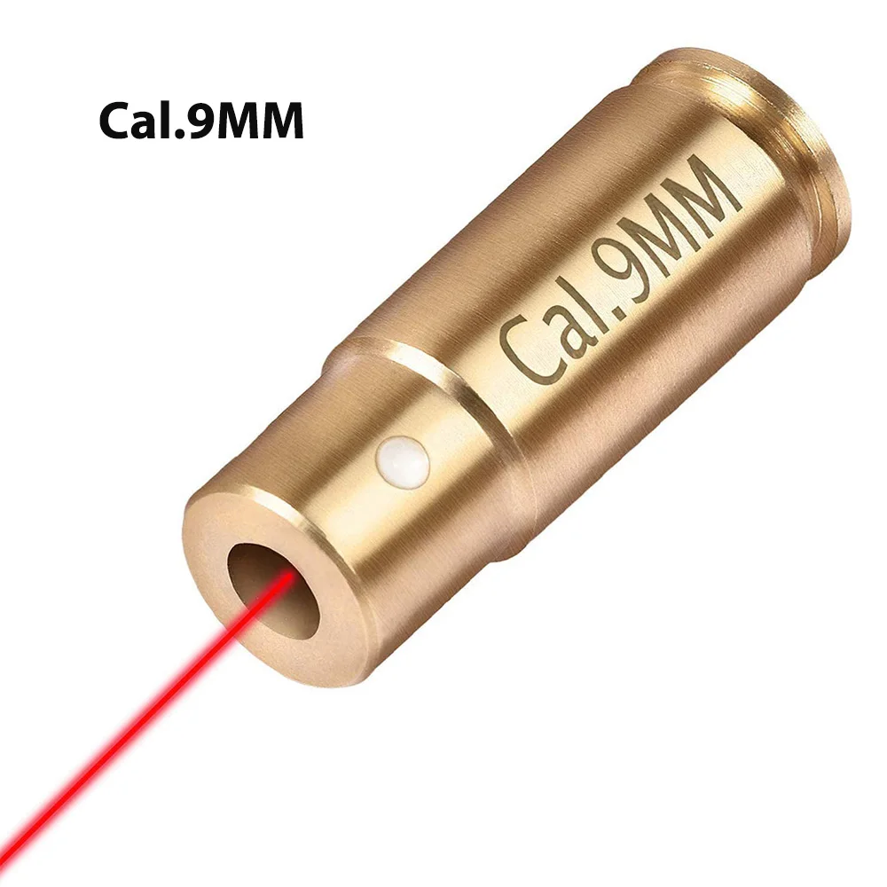 

9MM Laser Bore Sight Cal Red Dot Boresighter 7.62 223 REM 12 20 Gauge Laserpointer 303 308 Win Gun Lazer Pen Canetas Rifle Scope