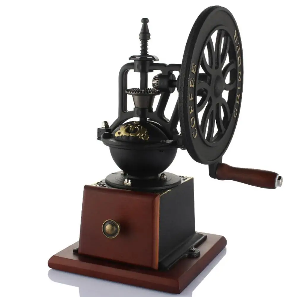 2020 Классическая большая Коммерческая кофемолка в стиле ретро ручная