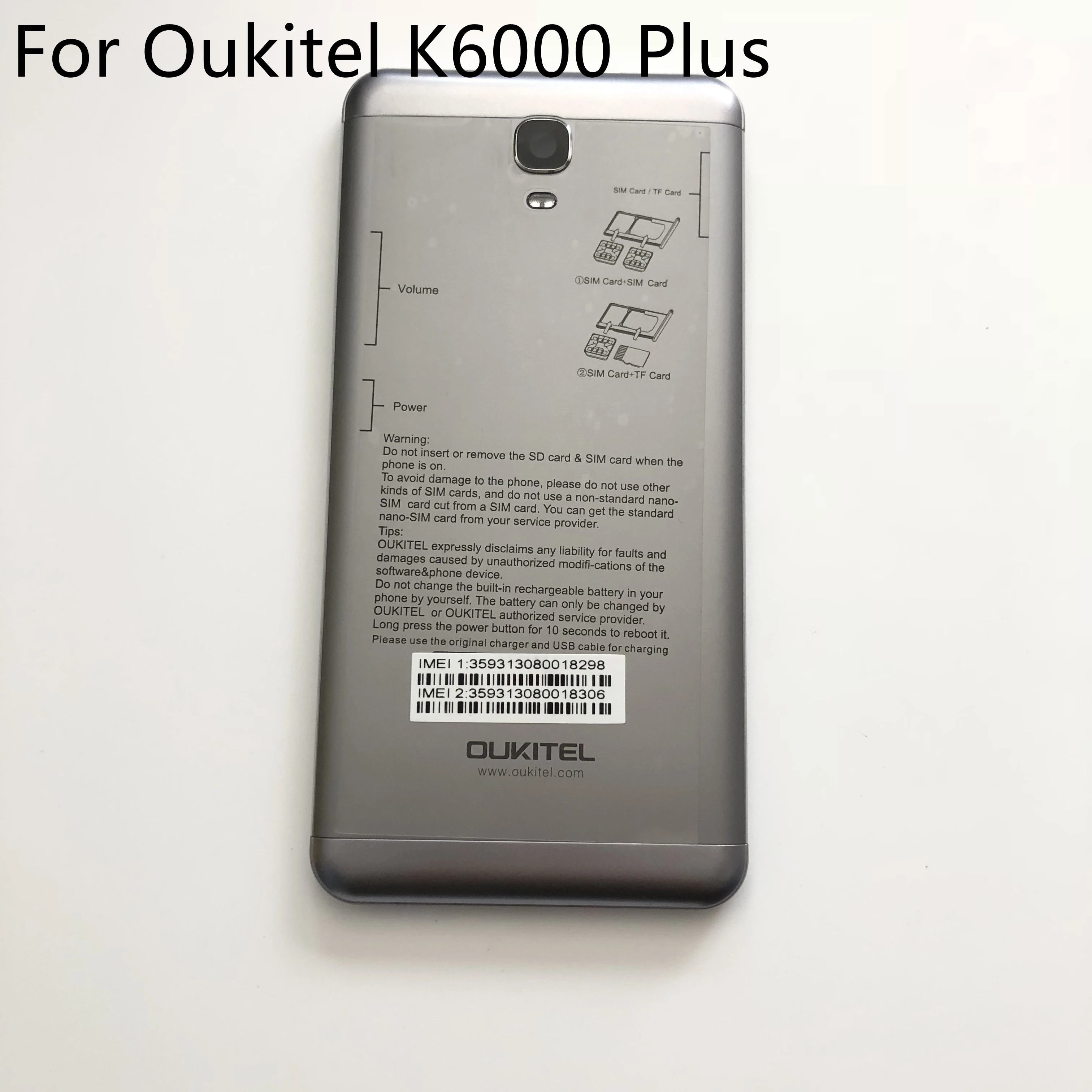 Б/у чехол с аккумулятором задняя крышка + стеклянная линза для камеры замена Oukitel