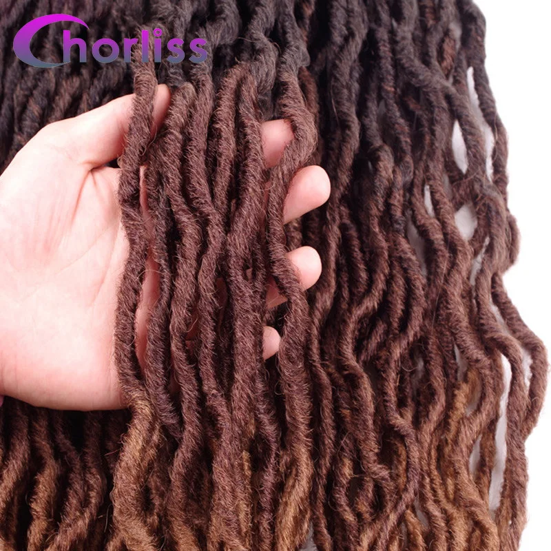 20 дюймов синтетический эффектом деграде (переход от темного к искусственные