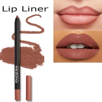 phoera 12 colors lip liner matte waterproof professional charming moisturizing lipstick contour lips makeup tool cosmetic