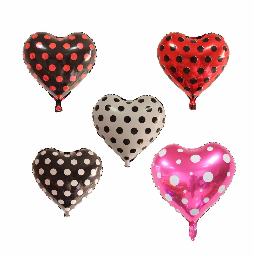 30 шт./упак. 10 дюймов Горячая Божья коровка черный Красный точка латексные шары globos