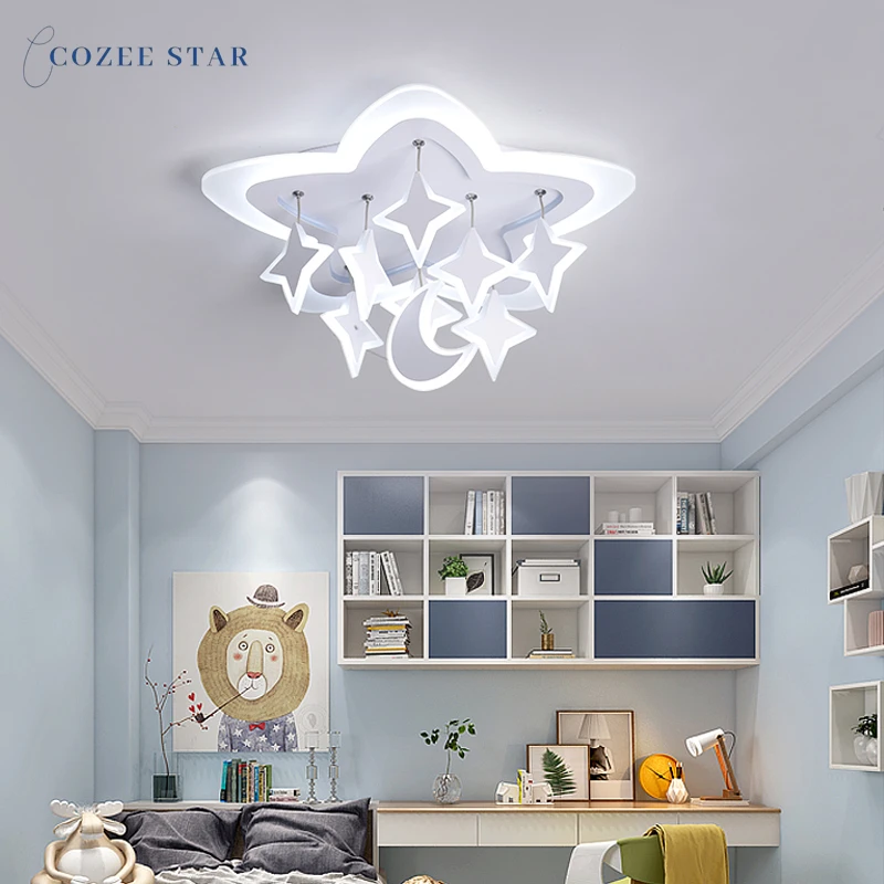 

Nordic LED Chandeliers Lighting Postmodern Acrylic Star Tassel Ceiling Ceiling Light for Kitchen Bedroom Living Room Indoor Lamp