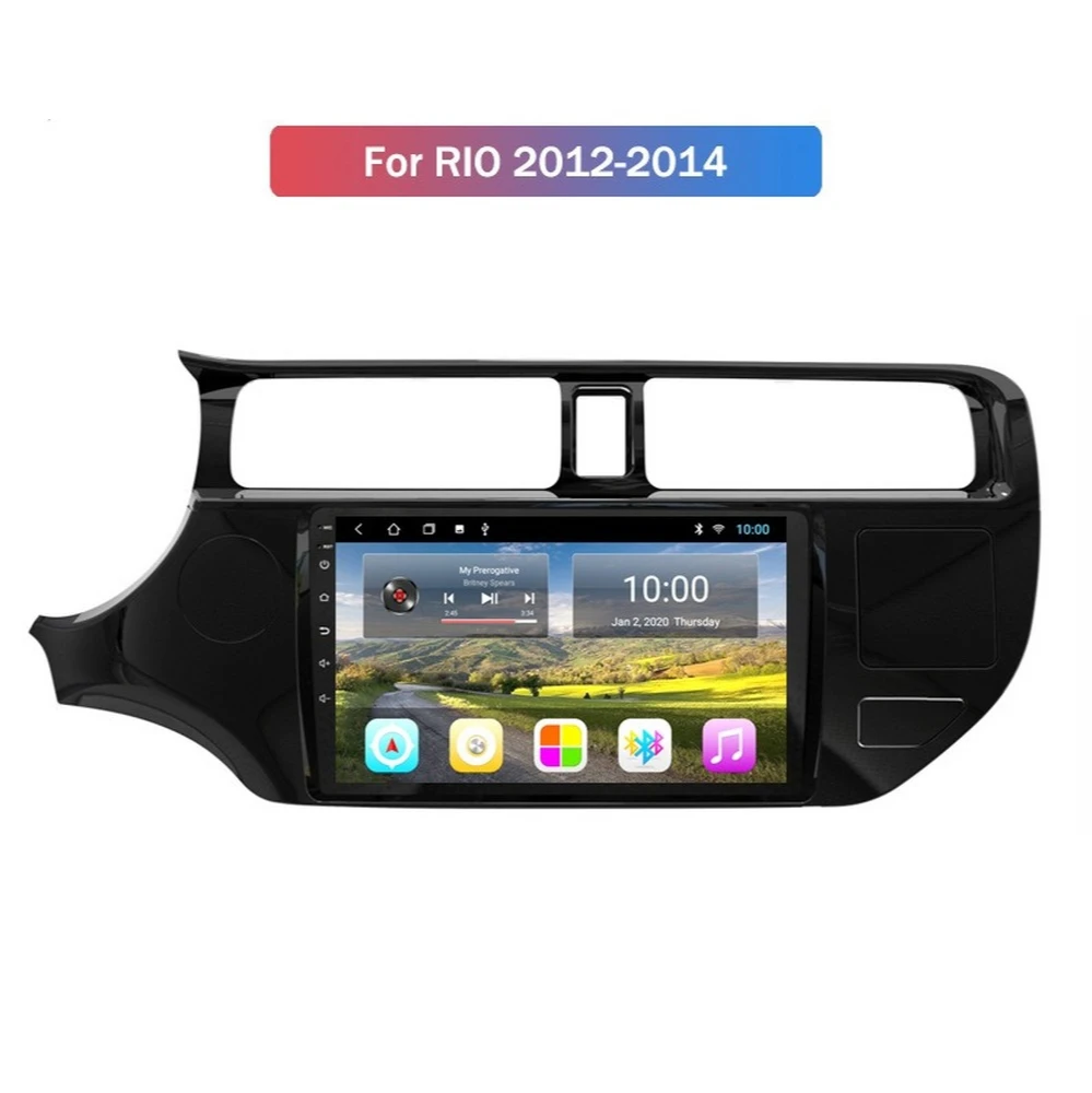 Android 10.0 Car GPS Navigation For KIA K3/Kia RIO 2012- 4G+32G Car Multimedia Player With Wifi 4G DSP Mirror Link Backup Camera
