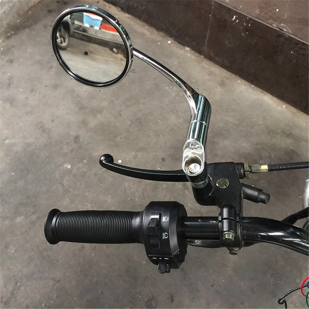 Мотоциклетное зеркало заднего вида 8 мм 10 классическое вращающееся для Bobber Chopper