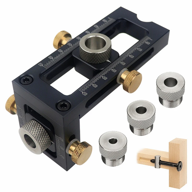 Кондуктор для отверстий с плоской головкой соединения мебели и столярных