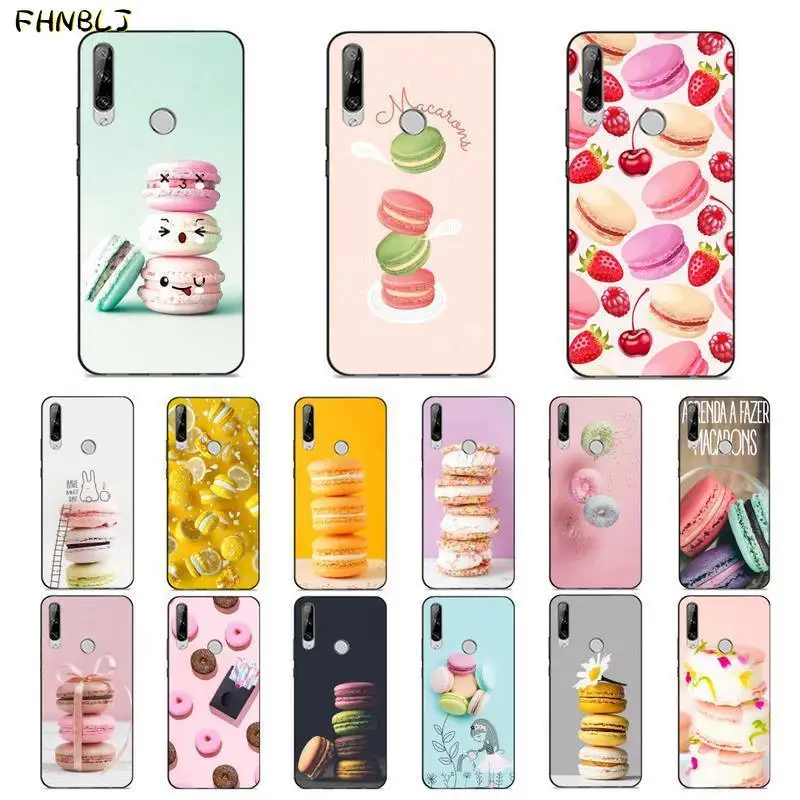 FHNBLJ мягкий чехол для телефона с изображением десертного мороженого Макарон еды
