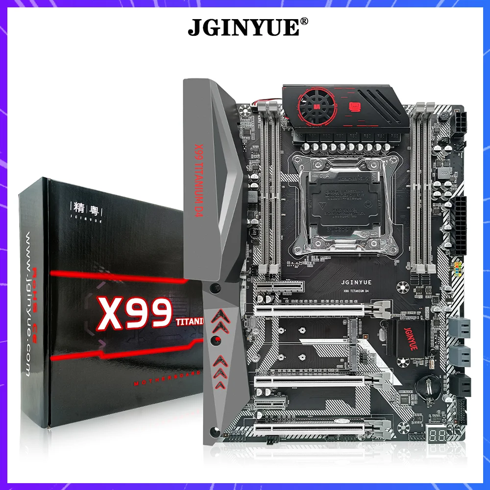 Комплект материнской платы JINGYUE X99 LGA 2011-3 с процессором E5 2670 V3 32 Гб (8 * 4) DDR4 ECC память