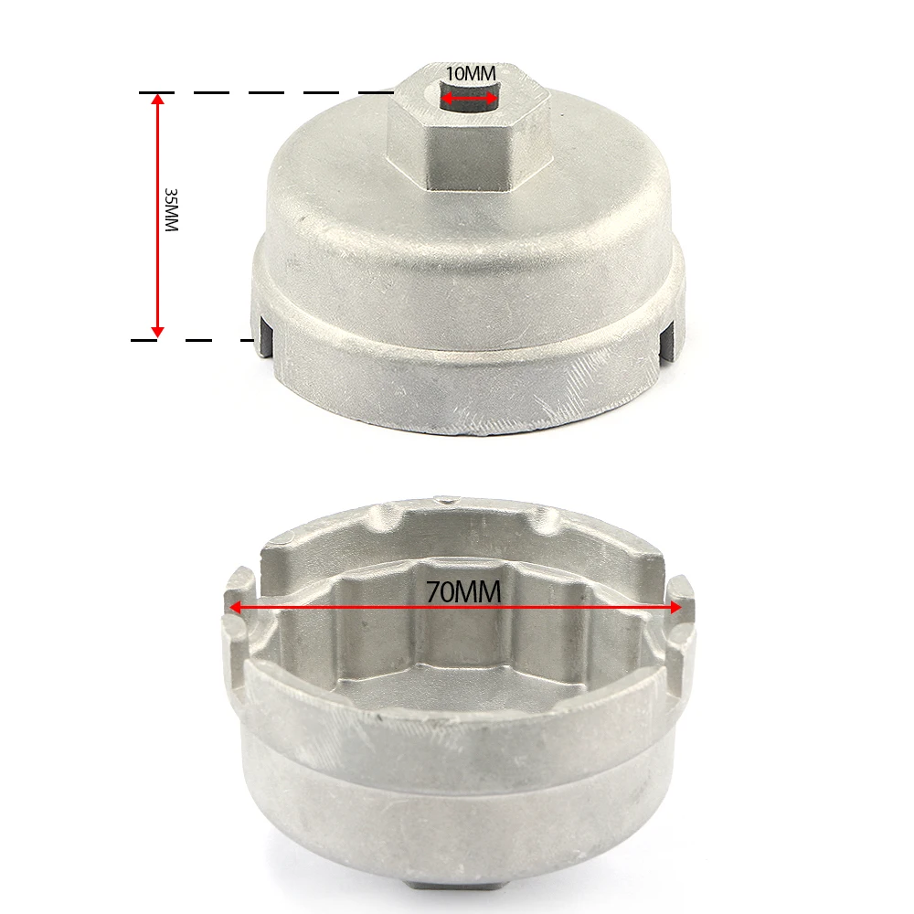 

Auto parts aluminum alloy wrench is suitable for Toyota series oil filter wrench and mobile phone oil case