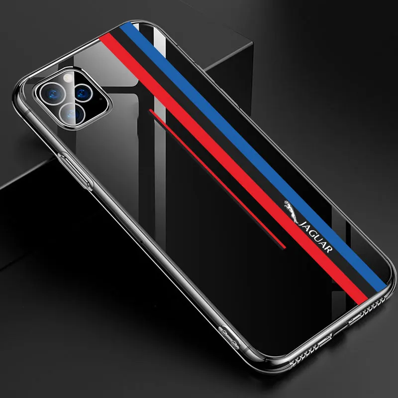 Ультратонкий автомобильный мягкий силиконовый чехол из ТПУ в полоску для