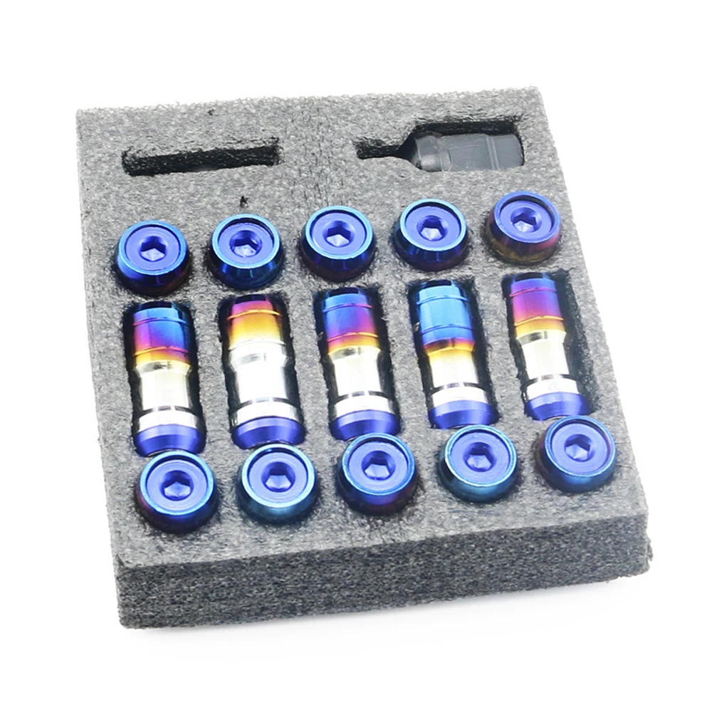 Volk Racing скрытый Heptagon Formula стальные колеса стопорные гайки обода желудь закрыть