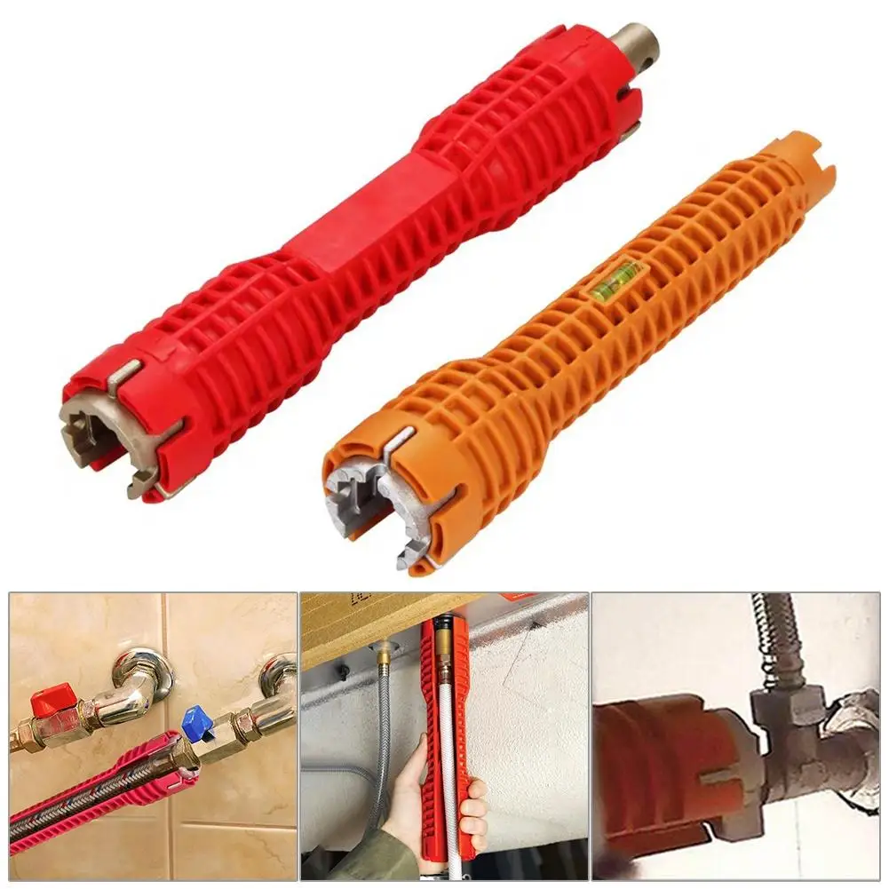 

5/8 in 1 Multifunctional Household Faucet Angle Valve Sink Water Pipe Install Remove Wrench Tool for Kitchen Bathroom