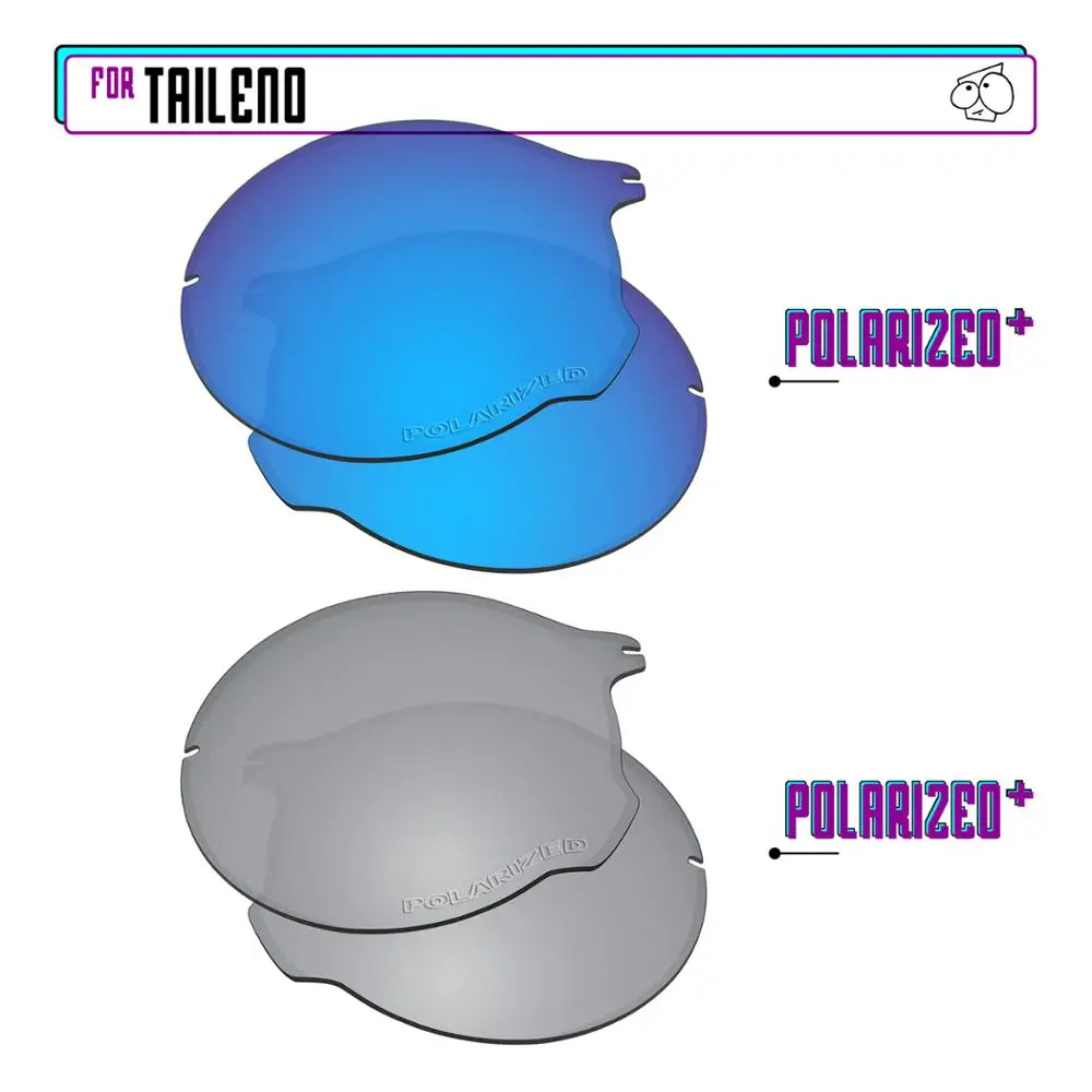 EZReplace Polarized Replacement Lenses for - Oakley Tailend Sunglasses - Sir P Plus-BluePPlus