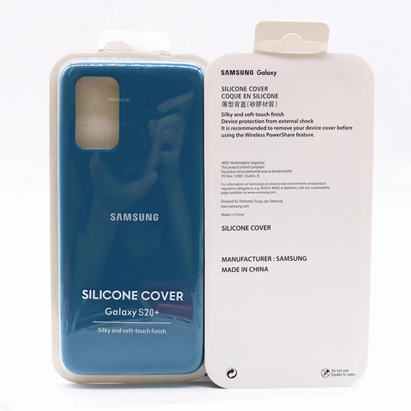 Оригинальный жидкий силиконовый чехол для Samsung Galaxy S20/S20Plus/S20 UItra шелковистая