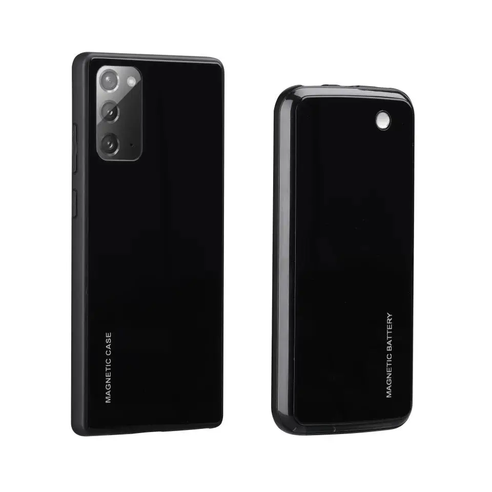 

10000mAh Battery Charger Case For Samsung Galaxy Note 20 Ultra Slim Wireless Magnetic Power Bank Tempered glass Cover Case