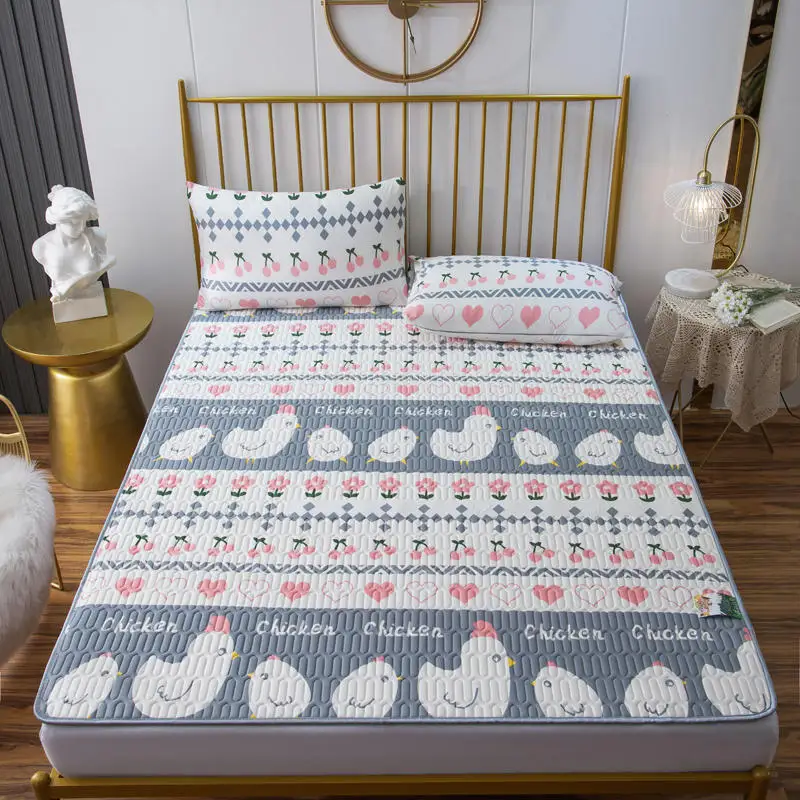 Симпатичный дышащий латексный коврик для кровати из Таиланда крутой спальный