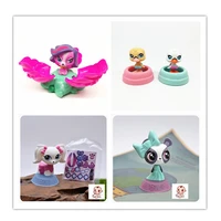hasbro lps littlest pet shop wiggling cygnets cat toys cute little pets anime action figure model toys collection ornaments