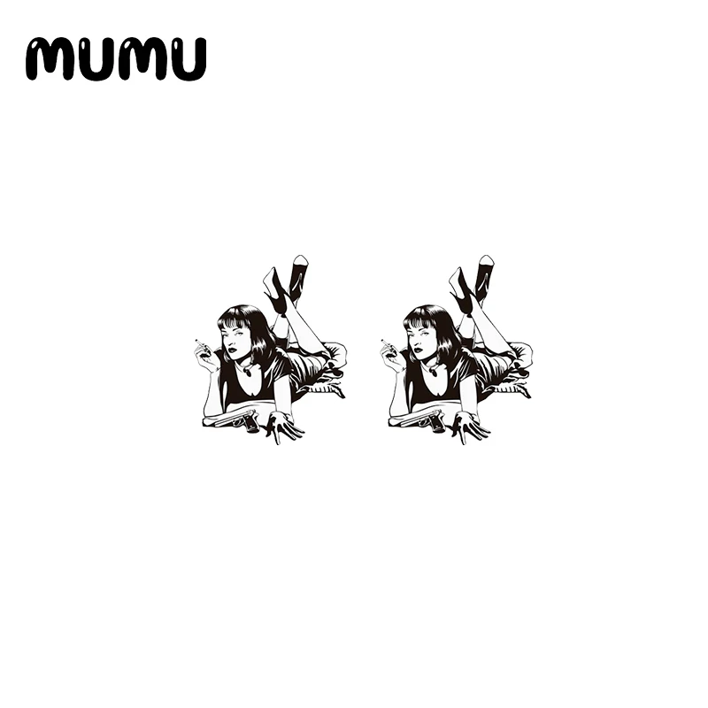 Серьги-гвоздики из акриловой смолы хороший постер для танцев ювелирные изделия